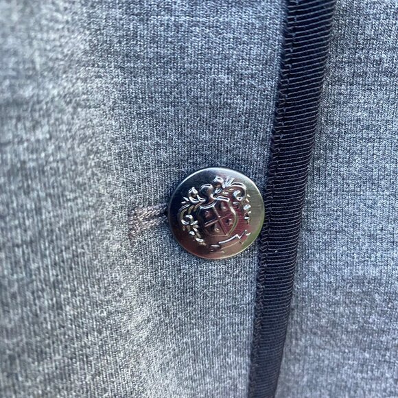 Gap The Academy Blazer Size 2 Dark Gray Fully Lined - Picture 2 of 12